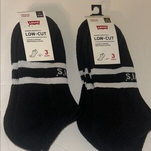 Levi’s NWT low cut durable comfort breathable cotton 3 pair LOT OF 2